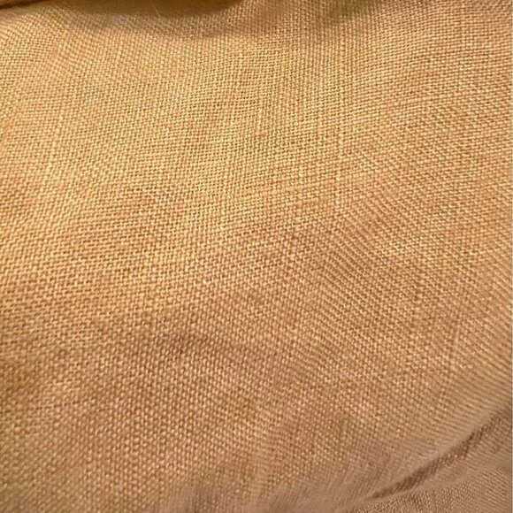 Pure Linen Mustard Yellow King Size Duvet Cover + 2 Pillowcases - Picture 4 of 4